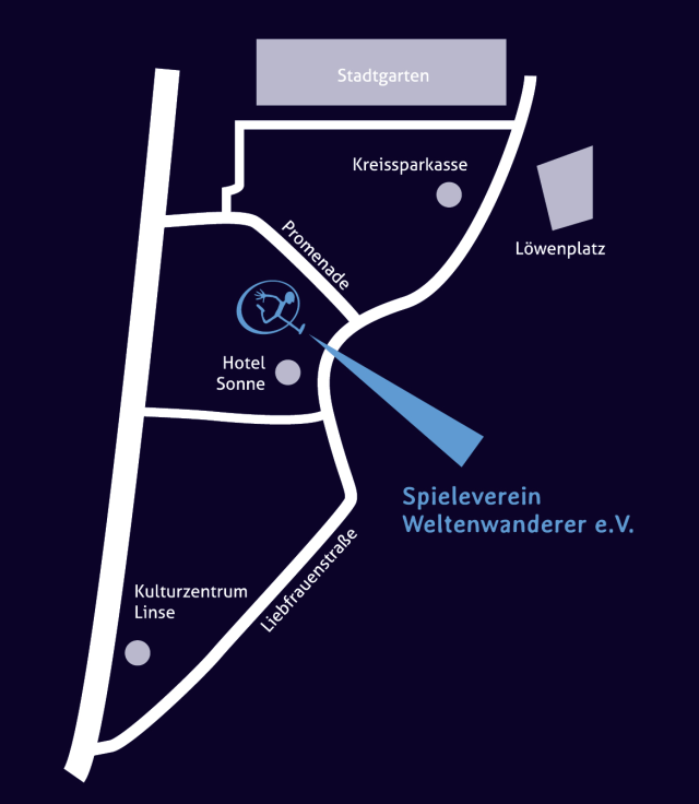Spieleverein Weltenwanderer Anfahrt